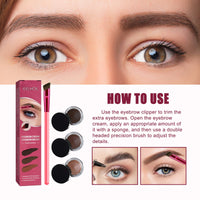 Multifunctional Eyebrow Brush Set, Filling Shaping Tinted Eyebrows Smooth Eye Brow Makeup Set