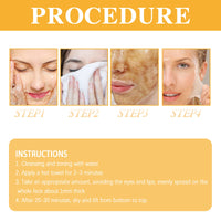 Brightening Peel Mask, Whitening Skin, Removing Melanin Spots, Blackheads, Acne, Anti-Wrinkle And Firming Skin