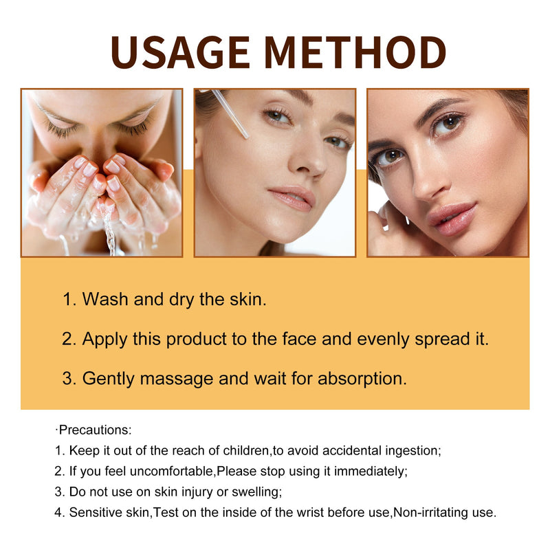 EELHOE Self-Tanning Face Drops - Natural Bronzer Moisturizing Anti-Sunburn Care