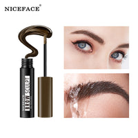 NICEFACE New 4 Color Eyebrow Dyeing Cream Slim Brush Head Waterproof/Anti-Sweat Eyebrow Dyeing Liquid Long Lasting Makeup Without Smudging