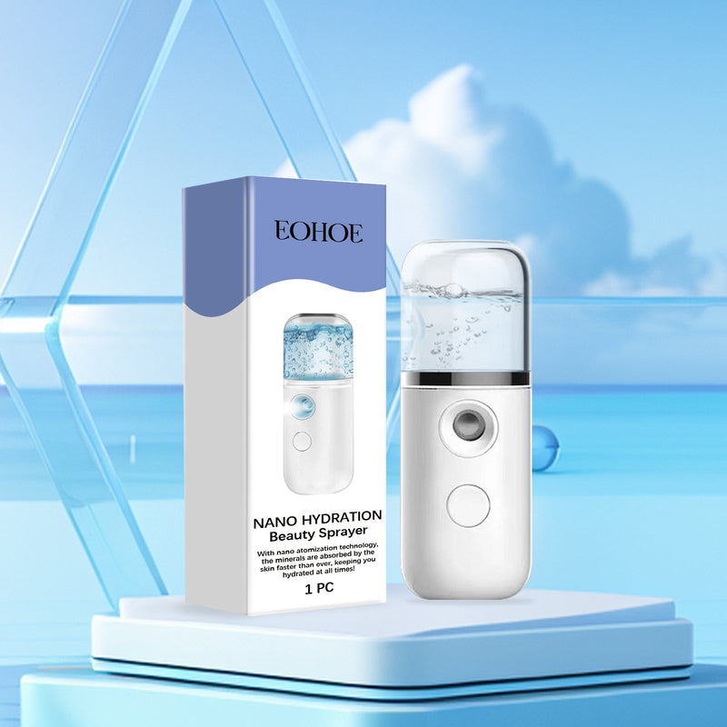 EOHOE Facial Steam Engine, Facial Moisturizing, Moisturizing And Cleaning Pores Household Portable Steaming Face Beauty Hydration Device