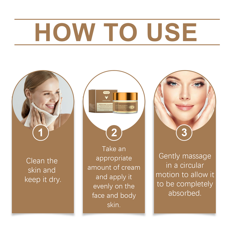 Tallow Moisturizing Cream Hydrates And Moisturizes Dry And Rough Skin