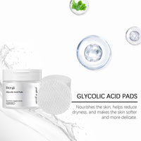 Hoygi Glycolic Acid Exfoliating Shims, Gently Cleanse Facial Skin Comfortable, Refreshing And Glossy Skin Shims