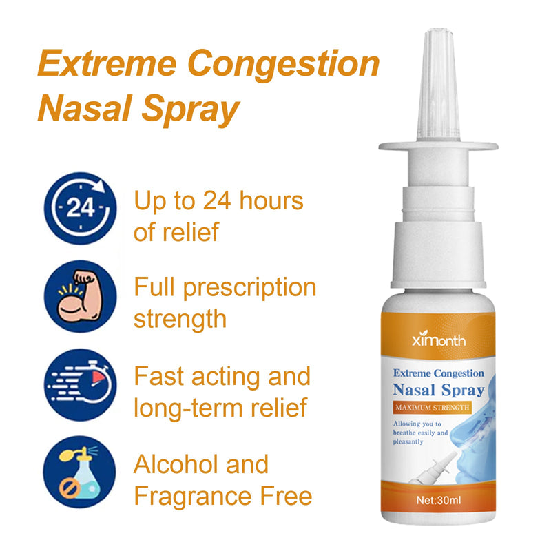 Ximonth Relieves Nasal Congestion Spray Relieves Nasal Itches, Relieves Nasal Congestion, Cleanses And Cleanses