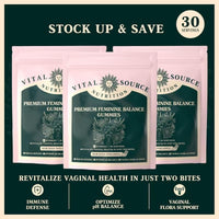 Bagged Women's Balance Soft Gummies Vital Source Nutrition