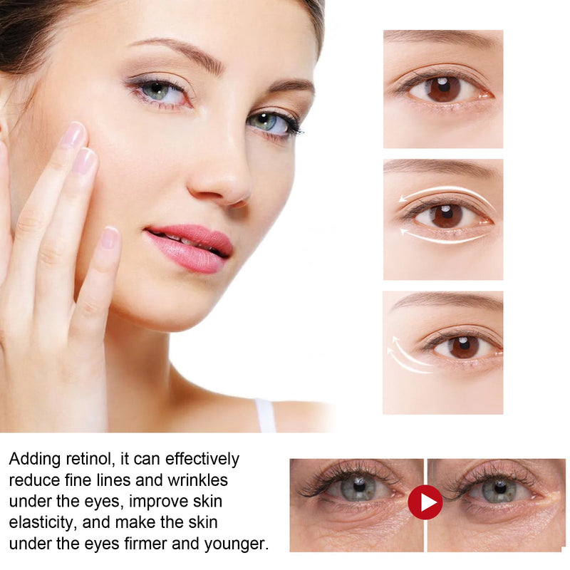 Retinol Eye Stick, Hydrating And Moisturizing Care For Dark Circles Under Eyes And Bags Around Eyes Creme