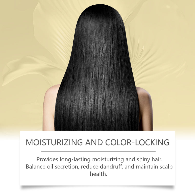 dark hair shampoo, smooth and nourishing hair roots to improve dry and frizzy dark hair hair shampoo at the end