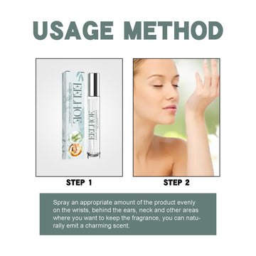 EELHOE Rosemary Ginger Scent Experience Perfume, Natural Fragrance Behind The Ear And Wrist For Women