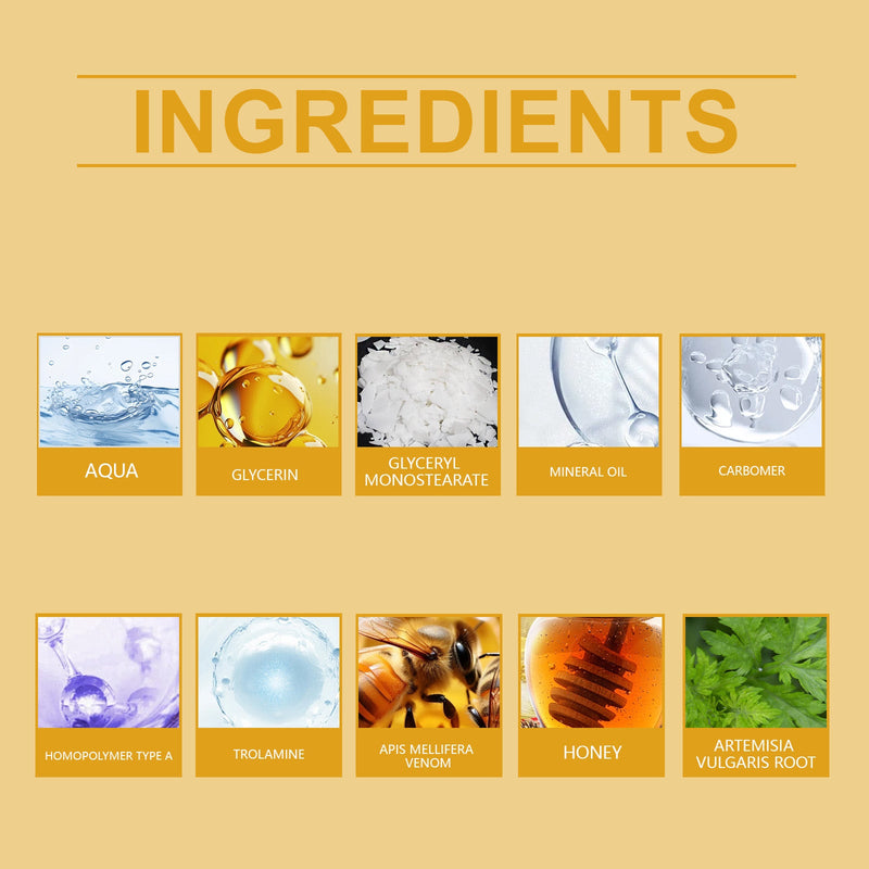 Ximonth Bee Venom Keyo Ointment, Gently Cleans Body Skin And Moisturizes Skin Moles With Bee Venom Essence