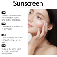 Ouhoe Rice Protective Cream Outdoor Uv Isolation Waterproof Moisturizing Skin Refreshing Non-Sticky Protective Cream