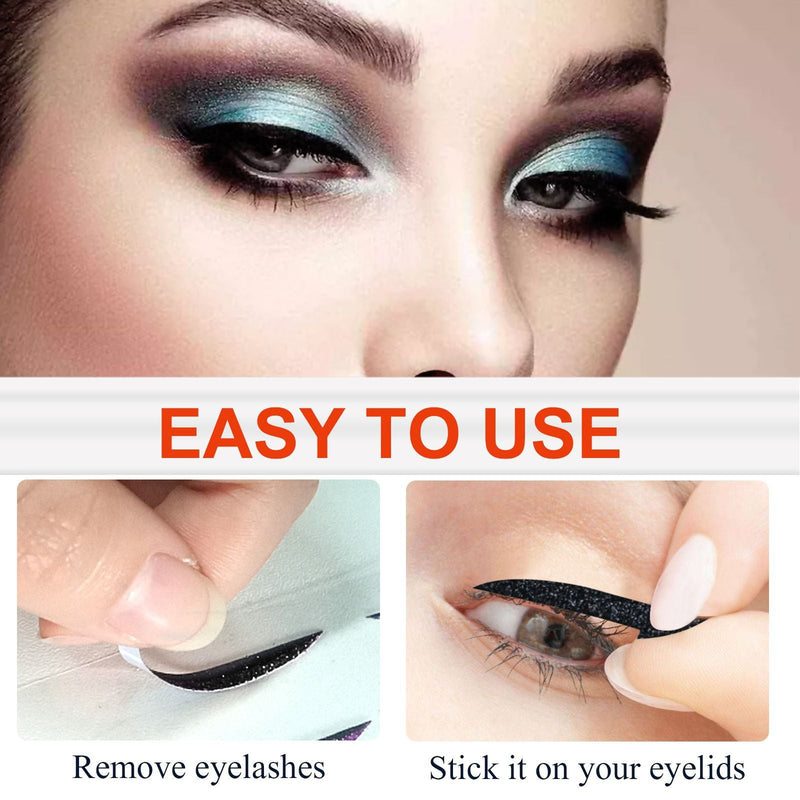 West&Month Eyeshadow Stage Makeup Eye Makeup European And American Eyeliner Self-Adhesive Double Eyelid Eye Makeup