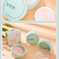 DA NANDA 3 Colore Translucent Pressed Powder Con Soffio Liscia Viso Trucco Prodotti di base Impermeabile Cipria In Polvere