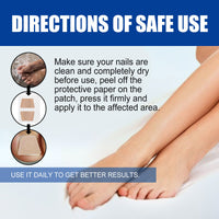 Nighttime Renewal Fungal Nail Patches, Repair And Thickening Gray Nail Insert Soft Nail Care Patch
