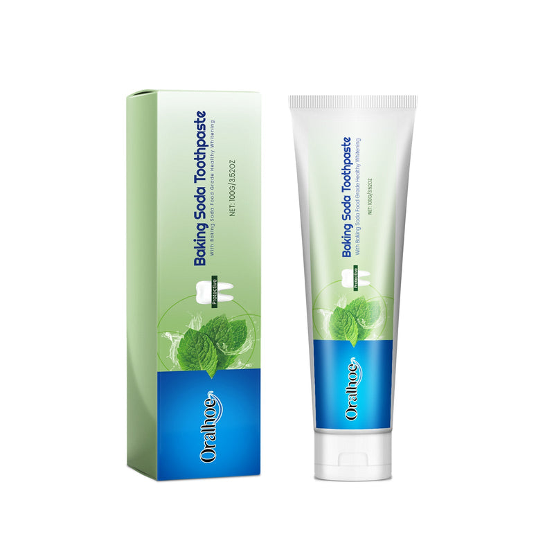 Baking Soda Toothpaste, Clean Tartar Stains Fresh Breath White Beauty Toothpaste