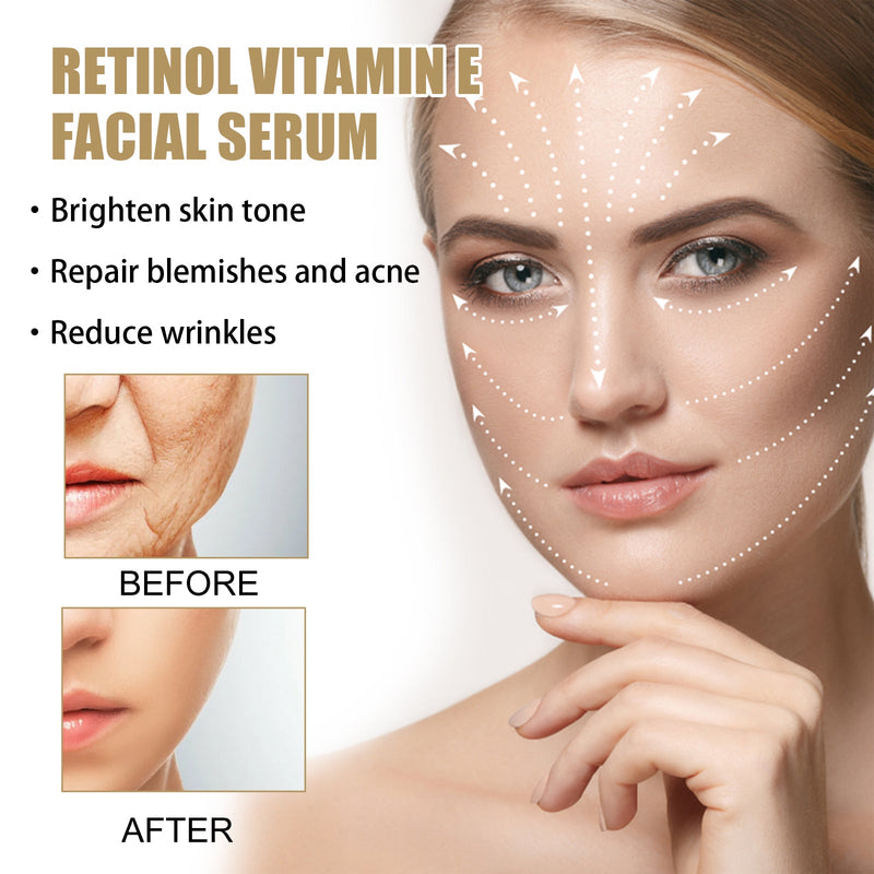 Retinol E Night Facial Essence, Brightening Skin, Moisturizing And Hydrating Essence