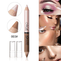 Meinuo New One-Stroke Dual-Use Double-Headed Shading Pen High-Gloss Pen Wood Can Be Sharpened
