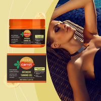 OUHOE Carrot Tanning Gel, Hydrating, Light And Easy To Absorb, Nourishing And Caring Skin Tanning Gel
