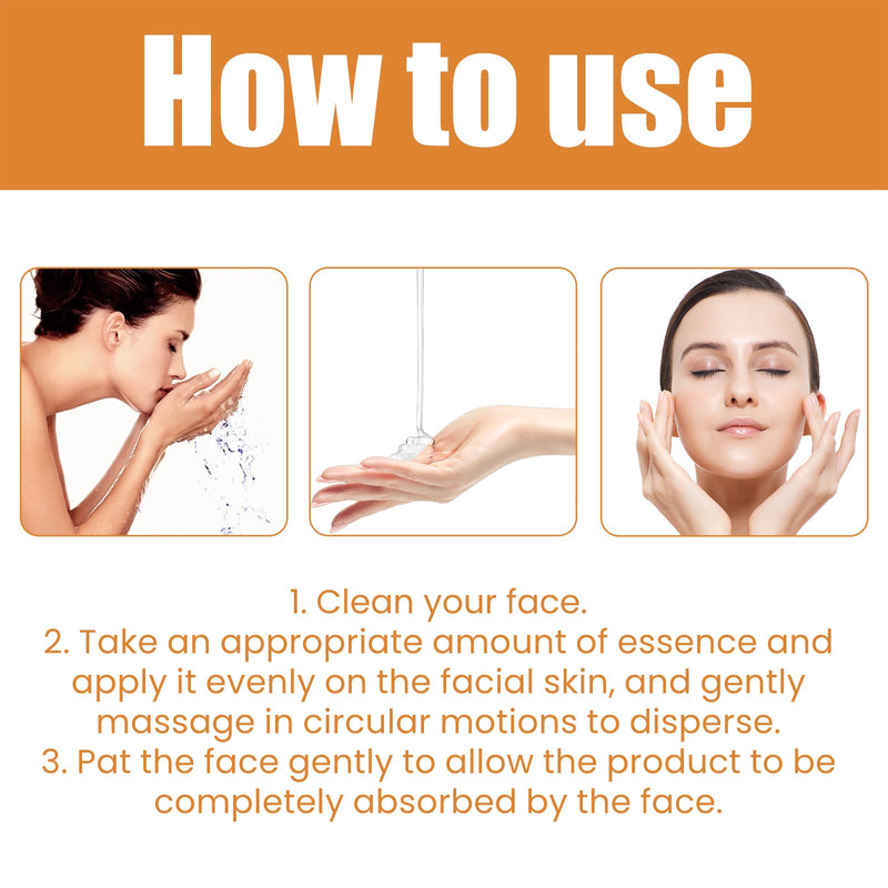 Vitamin C Collagen Facial Essence, Hydrating And Moisturizing Smooth Day And Night Hydrating Facial Essence
