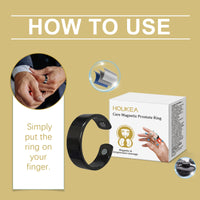 Houkea Men's Care Ring Everyday Accessories Relieve Men's Body Discomfort Fashion Elegant Trend Accessories