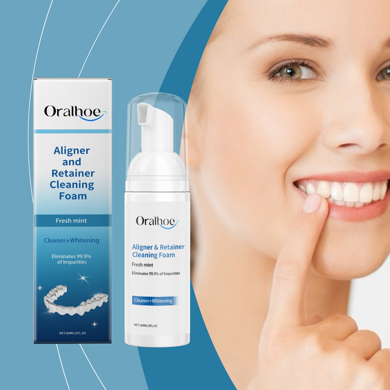 Oralhoe Orthodontics Cleaning Mousse Stain Cleaning Oral Care Care For Dentures Hygiene