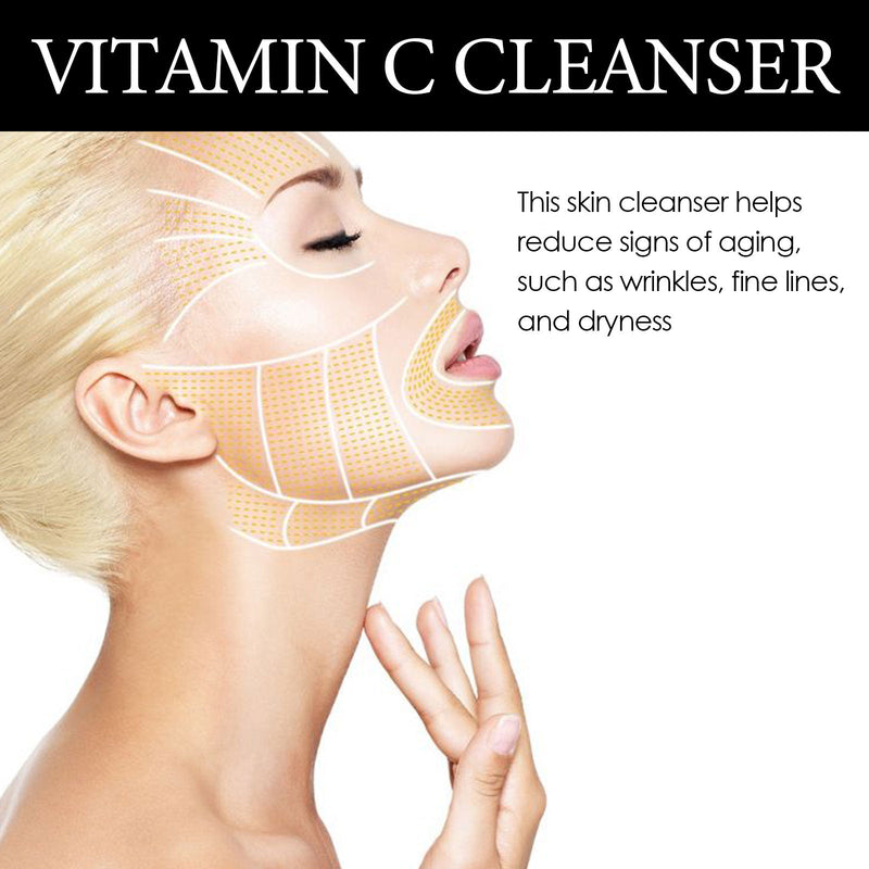 Vitamin C Cleanser Deeply Cleans, Tightens Pores, Moisturizes And Brightens Skin