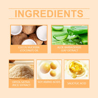 Rice Head Scrub Cleans Dandruff, Moisturizes, Fluffs And Strengthens Hair Care Scrub