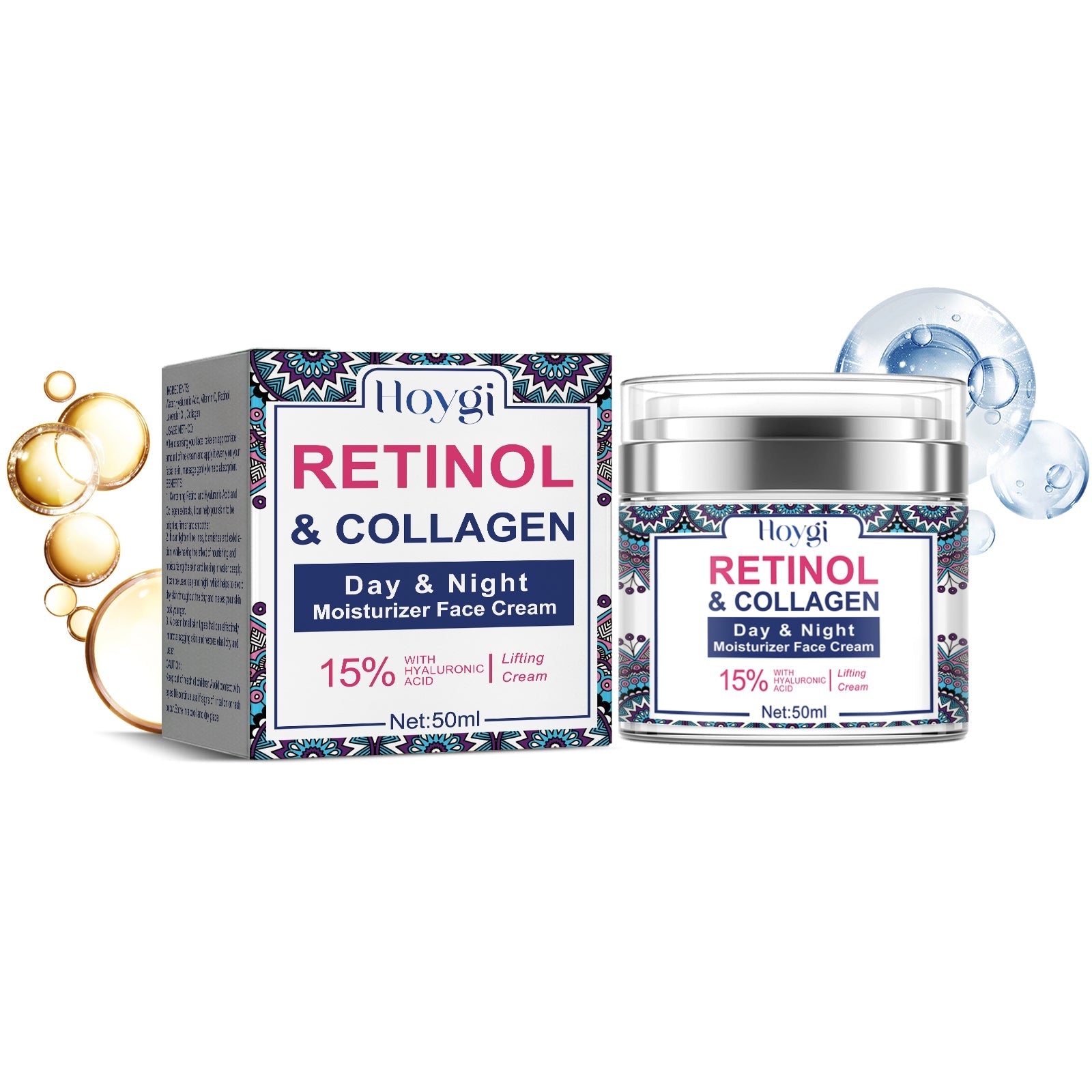 Collagen & Retinol Cream Lighten Fine Lines, Firming Skin And Moisturizing Moisturizing Cream
