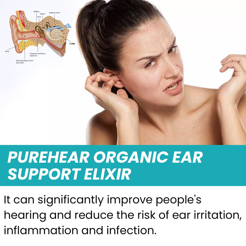 OUHOE Organic Ear Protection For Ear Discomfort Clean Earwax Body Comfort Ear Massage Daily Care Drops