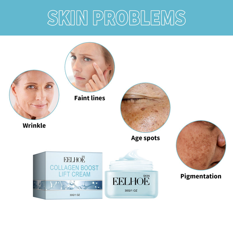 Collagen Boost Lift Cream, Lighten Wrinkles By Moisturizing And Firming Skin Anti-Aging Cream