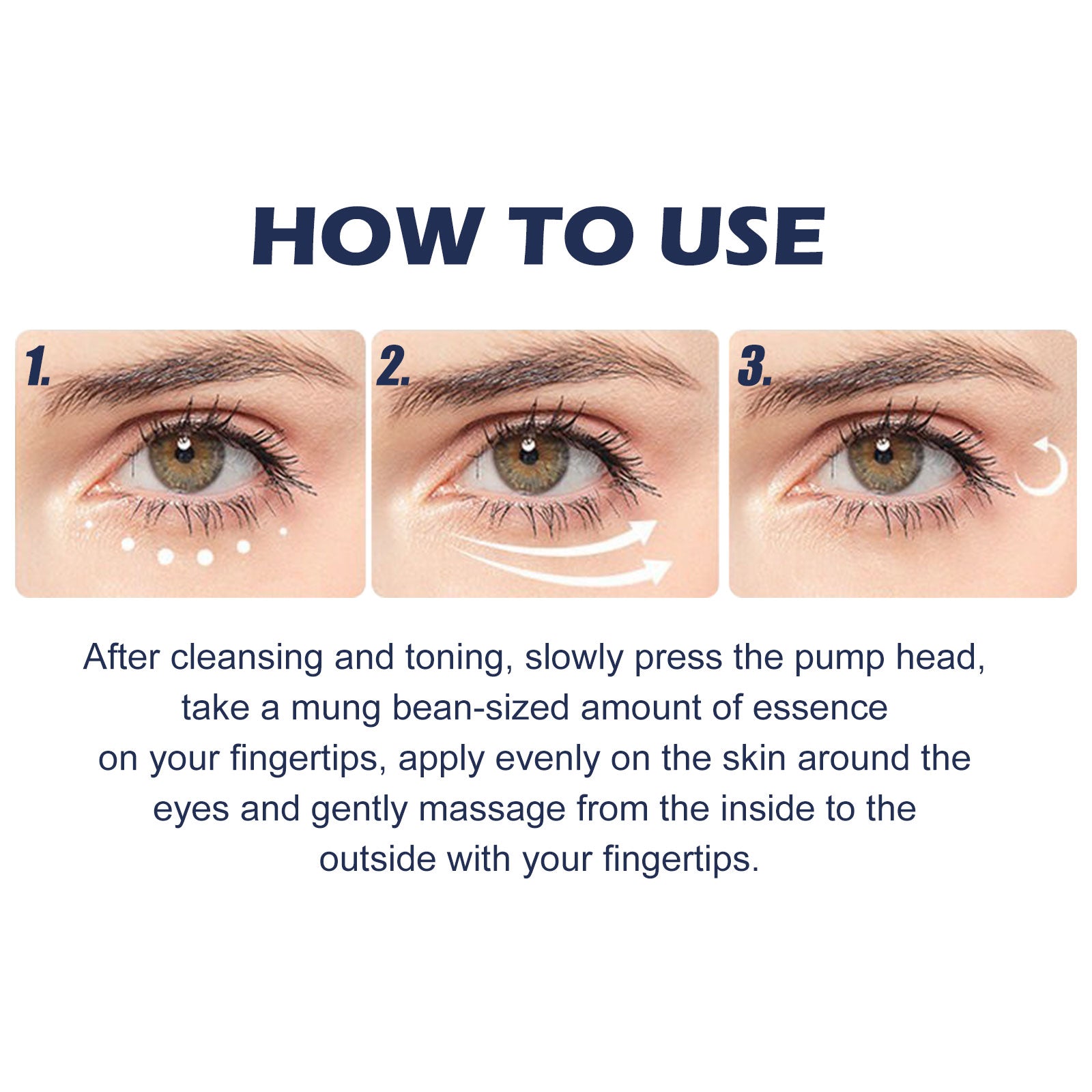 EELHOE Eye Repair Essence Moisturizes, Hydrates And Lightened Eye Lines, Strengthens, Lifts And Smooths Fine Lines