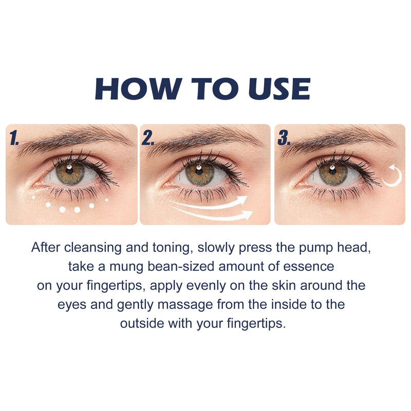 EELHOE Eye Repair Essence Moisturizes, Hydrates And Lightened Eye Lines, Strengthens, Lifts And Smooths Fine Lines