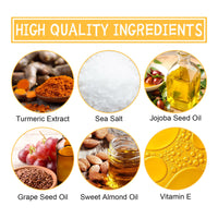 Turmeric Body Scrub Cleanses Skin Exfoliating Melanin Whitening Moisturizing Skin Scrub