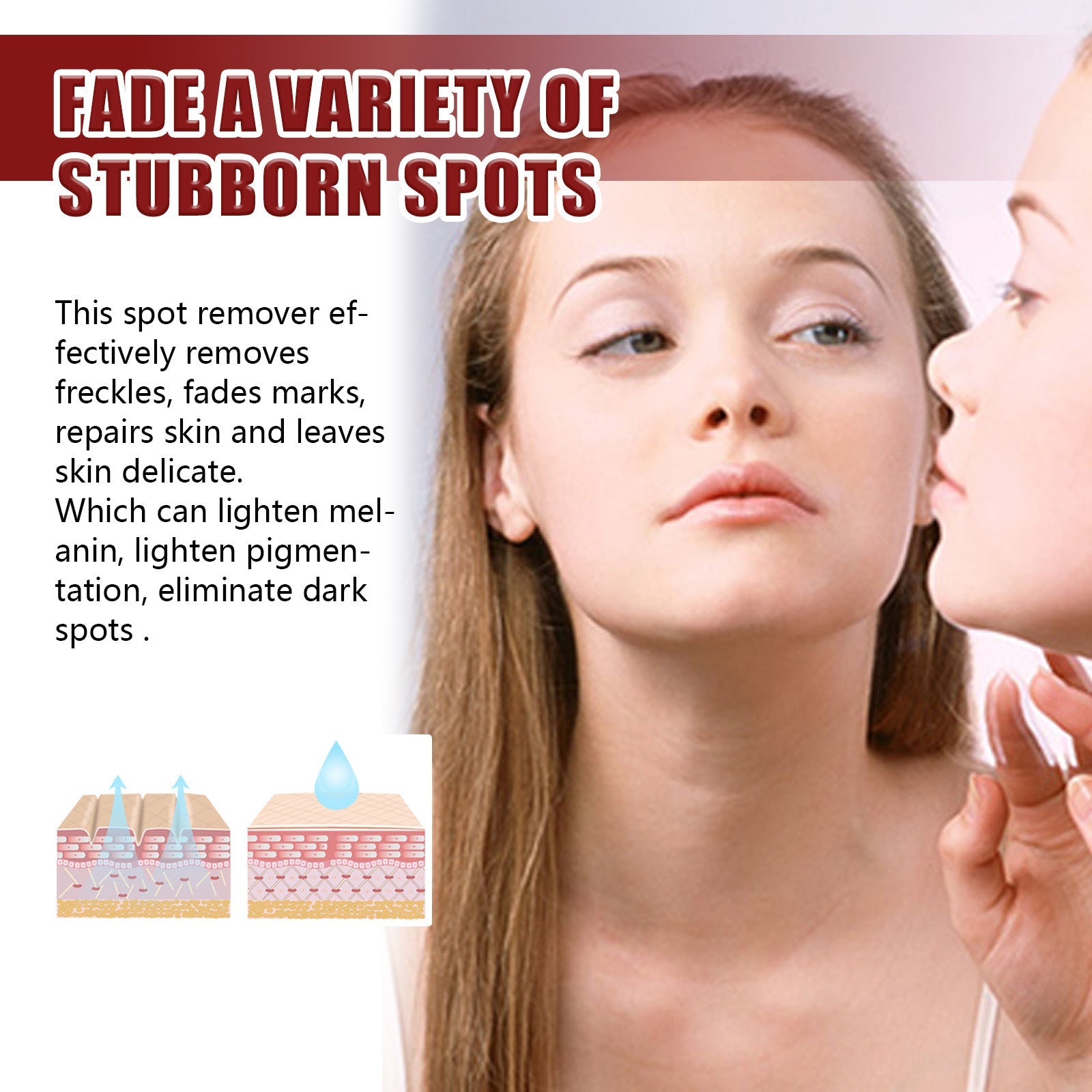 Brightening Cream For Blemish Reduction, Brightening Skin, Moisturizing Beauty And Lightening Face Cream For Yellow Spots