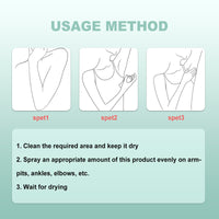 JAYSUING Deodorant Perfume Spray, Armpit Sweat Deodorizing Refreshing Whitening Deodorizing Body Lasting Deodorizing