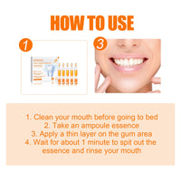 EELHOE Tooth Repair Essence, Cleaning Teeth Stains Tartar Care Gums Oral Care Essence