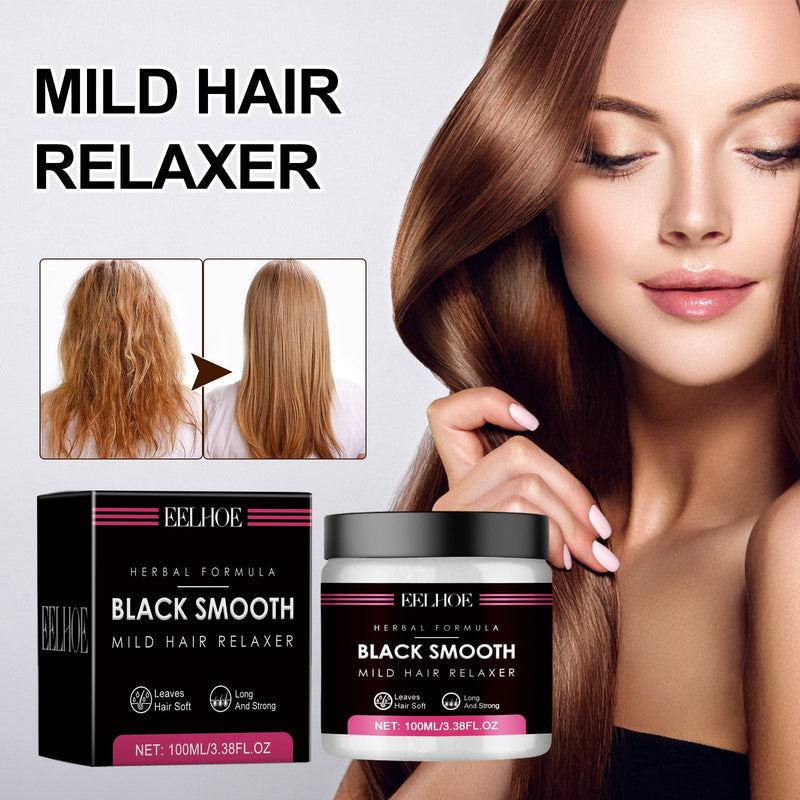Mild Hair Relaxer, Smoothing Dry Hair Smooth Straight Hair Gentle Nourishing Smoothing Treatment Cream