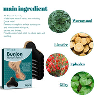 EELHOE Bunion Patch, Relieves Toes Swelling And Pain Corrects Thumb Valgus Herbal Care Patch