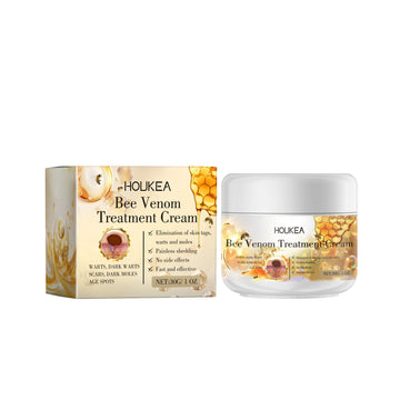 Houkea Bee Venom Skin Care Cream, Gentle, Clean And Lubricate Skin And Remove Flesh Granules
