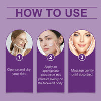 OUHOE Berry Scented Acne Moisturizing Lotion, lightens acne, firming skin, cleansing, moisturizing and smoothing