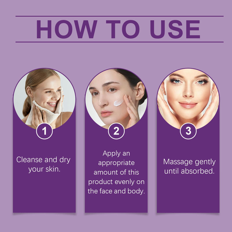 OUHOE Berry Scented Acne Moisturizing Lotion, lightens acne, firming skin, cleansing, moisturizing and smoothing