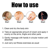 Muscle Sculpting Cream, Massage Firming Abdominal Muscles To Show The Waistline Abs Cream