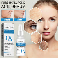 Jayswing Pure Hyaluronic Acid Facial Essence, Moisturizing Shrinking Pores Smoothing Fine Lines Essence