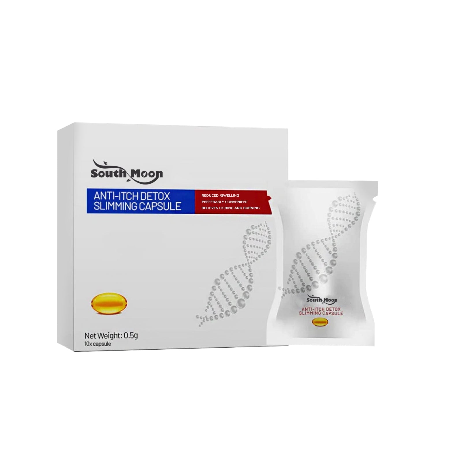 Anti-itch Detox Sliming Capsule, Firming Arms Bye Belly Fat Body Shaping Capsule For Women