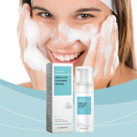 Amino Acid Cleanser Mousse Face Gently Cleanses, Hydrates And Moisturizes Facial Skin Repairing Cleanser