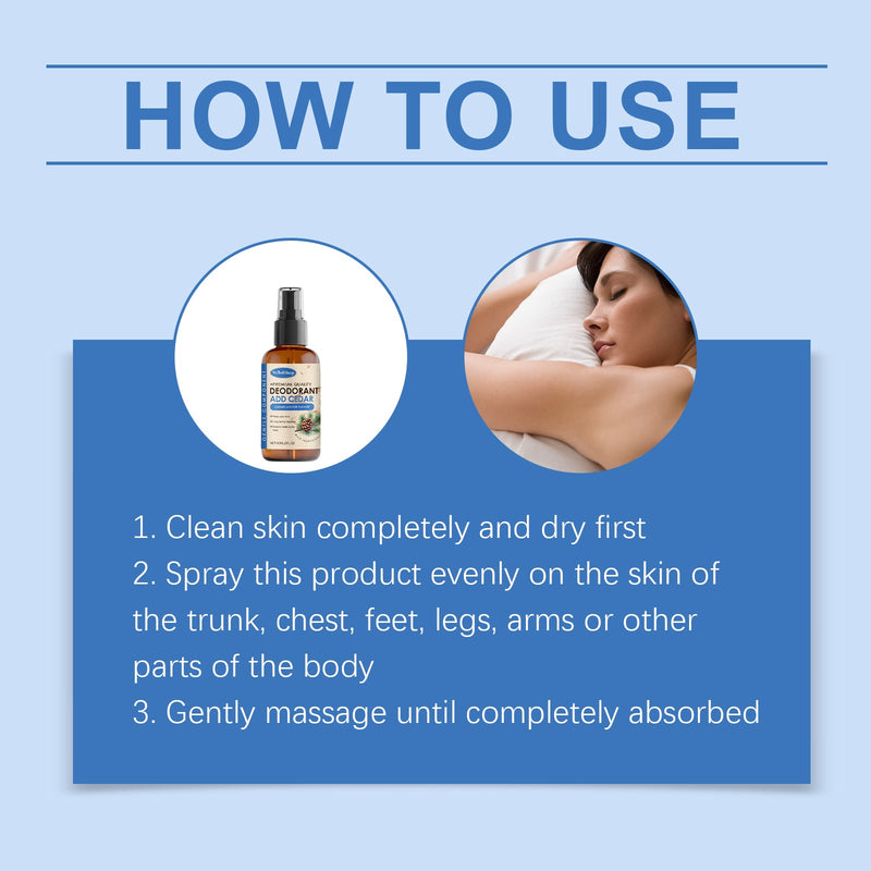 Woodsleep Magnesium Spray Cedar Moisture Comfort Long-Lasting Fragrance Care Night Sleep Spray