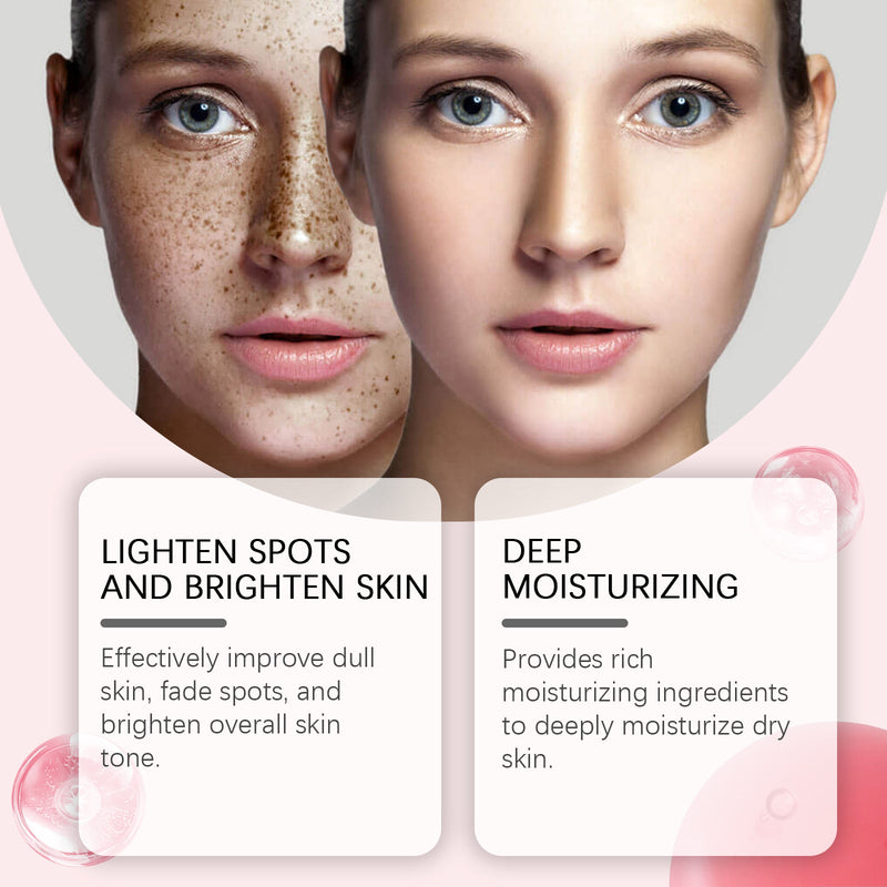 OUHOE Rose Facial Care Essence, Polypeptide Moisturizing Essence Brightening, Nourishing, Delicate And Repairing Skin