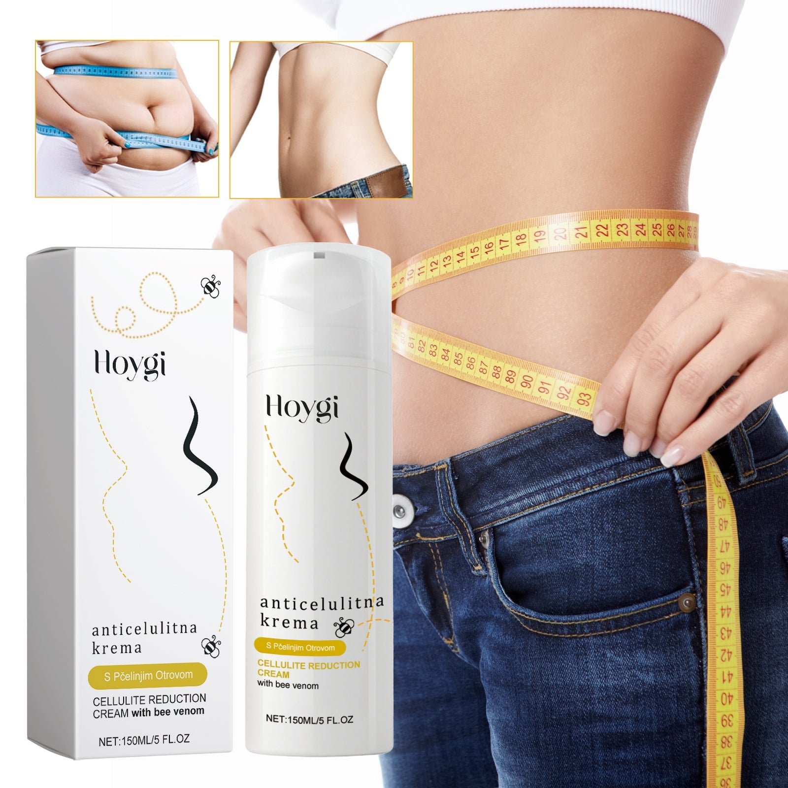 Anticelulitna Krema, Tummy Tightening Leg Muscle Shaping Curves Body Moisturizing Massage Slimming Cream
