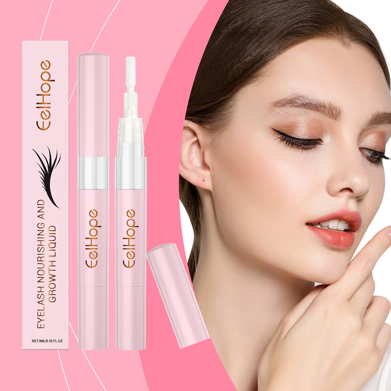 Eelhope Eyelash Care Liquid, Gentle Ingredients Natural Moisturizing, Moisturizing And Lustrous Portable Eyelash Care Essence