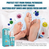 Athletes Foot Odor Removal Spray, Improve Smelly Feet, Sweaty Feet, Anti Itchy Odor Removal Spray