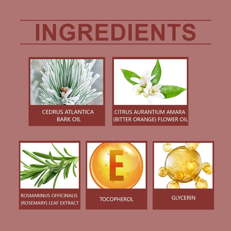 OUHOE Fragrance Essential Oil, Portable Cologne Elegant Natural Fresh Fragrance Fragrance Exudes Niche Fragrance Flower Essential Oil